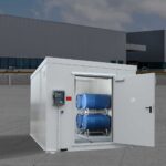 Bejárható tűzvédelmi konténer superior F90 acélból