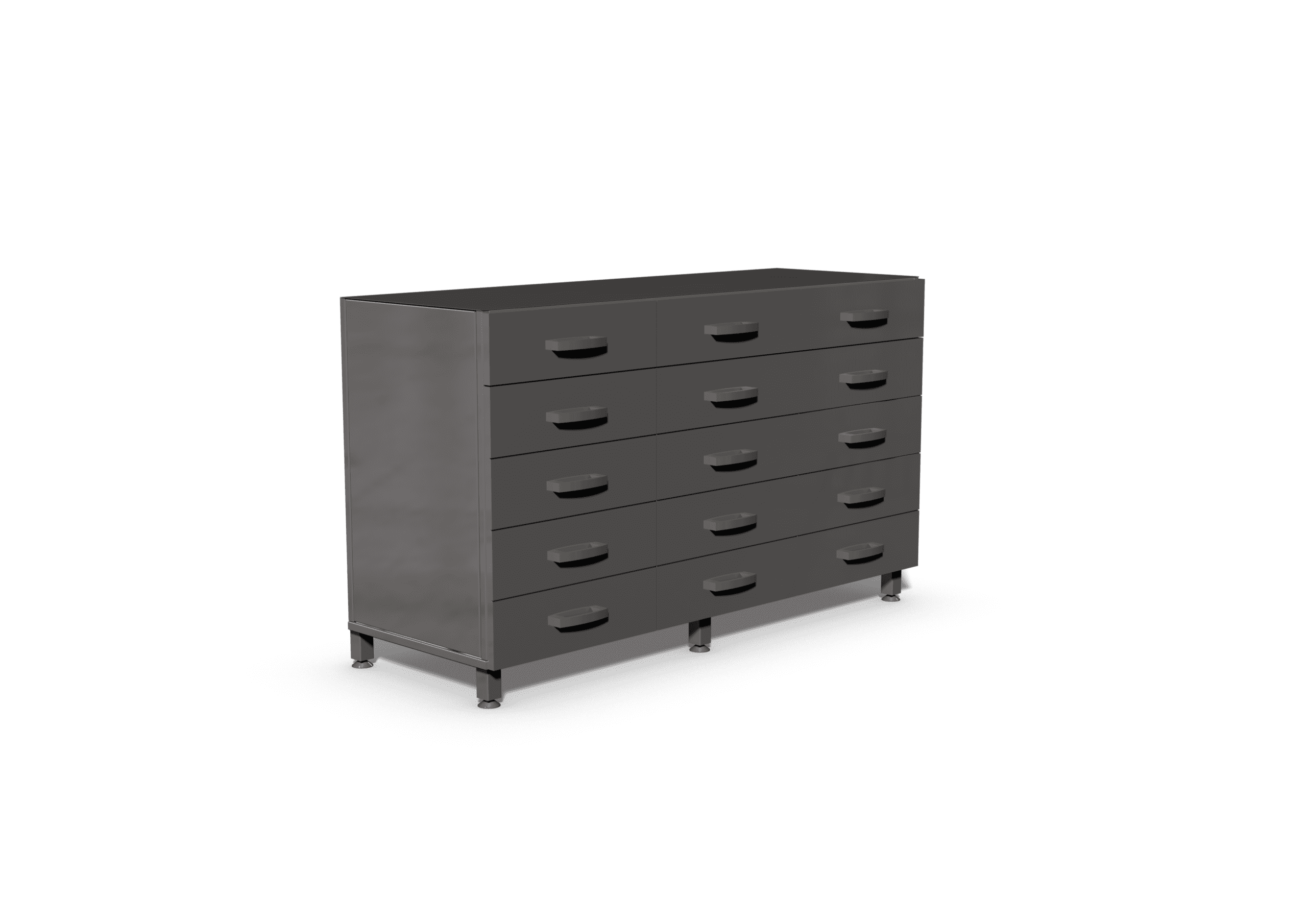 Szekrény alsó szabadon álló, ülő munkához három oszlop fiókos 1 Szekrény alsó szabadon álló, ülő munkához három oszlop fiókos